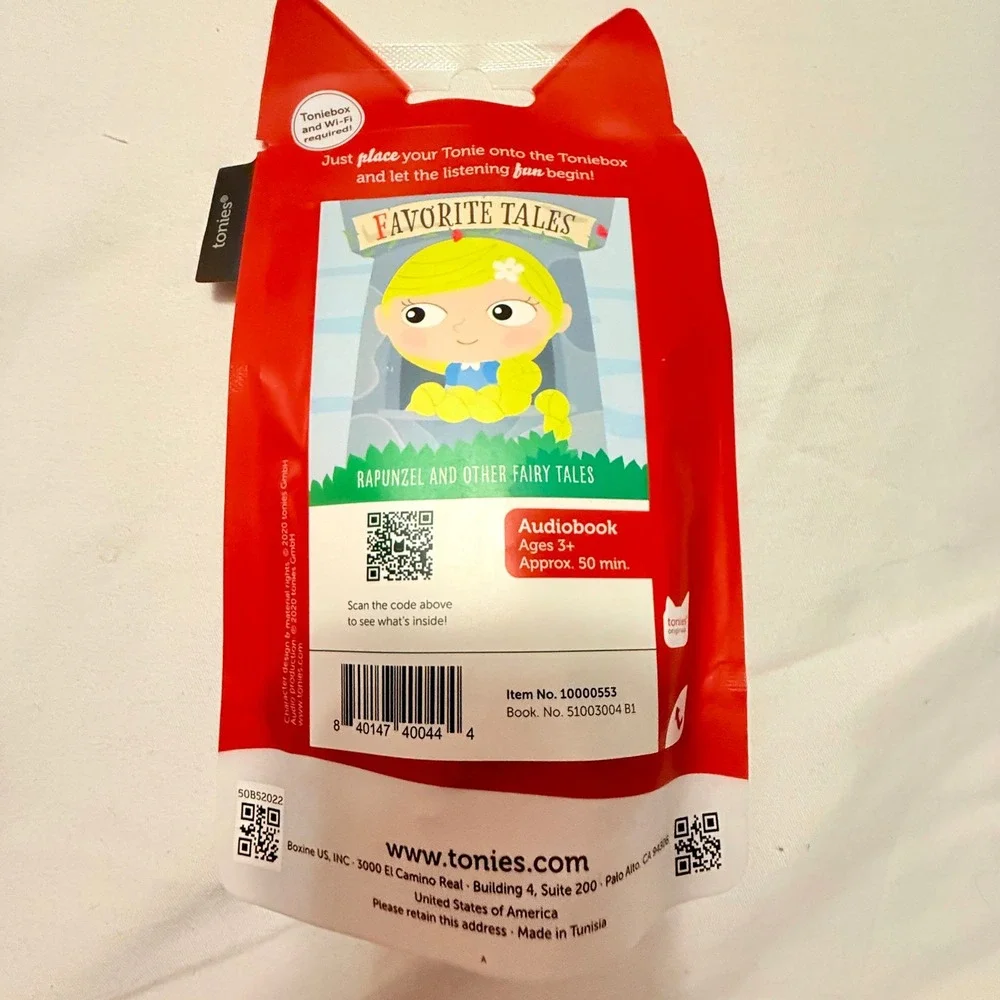 Tonies Rapunzel Favorite Tales Kids‎ OS Yellow New Audio Character Figurine
